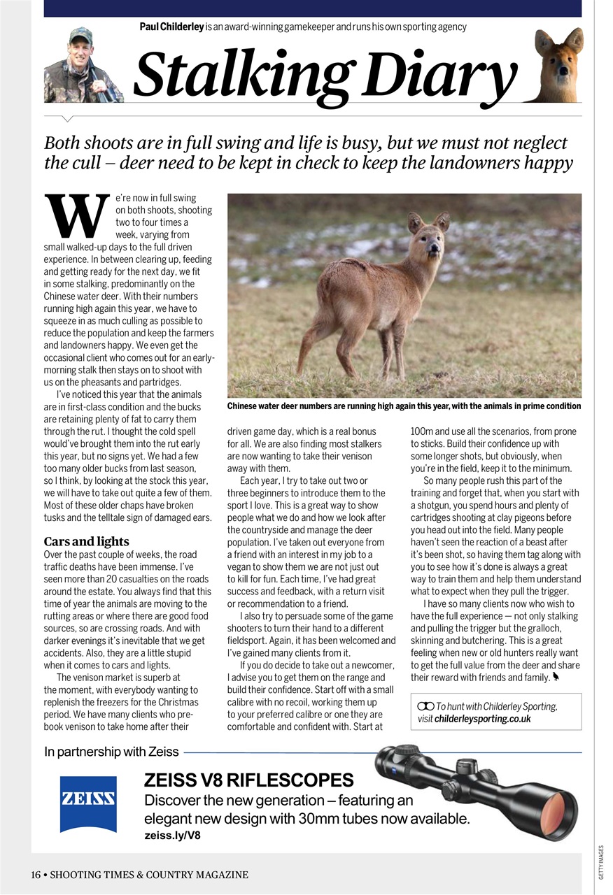 Shooting Times & Country Preview Pages