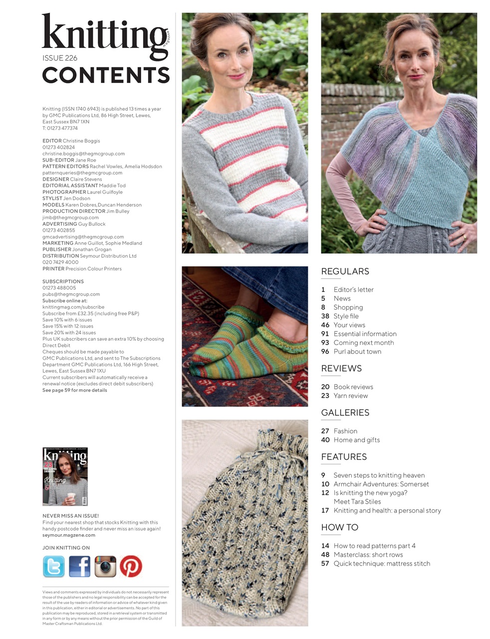 Knitting Preview Pages