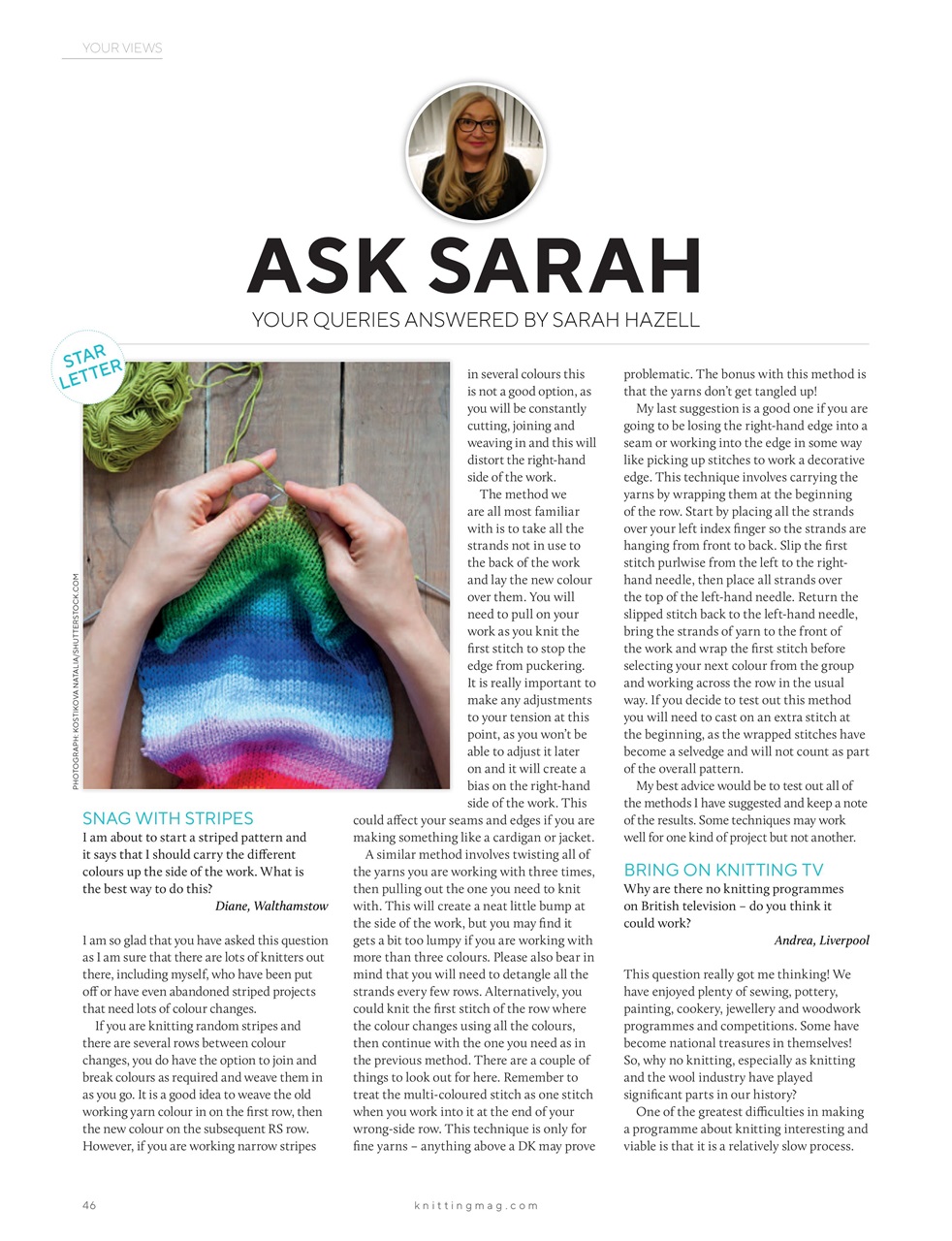 Knitting Preview Pages