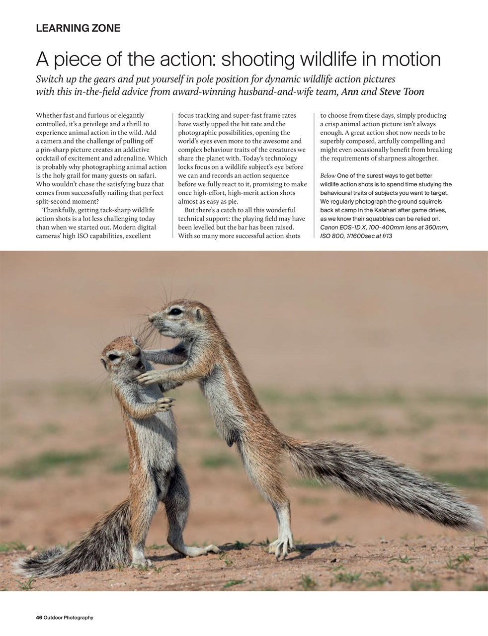 Outdoor Photography Preview Pages