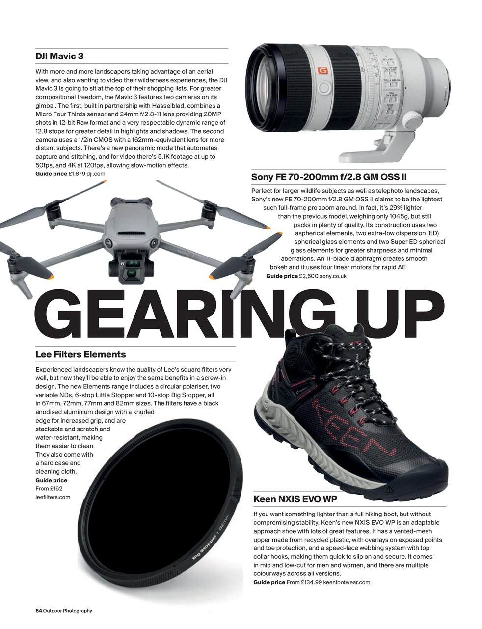 Outdoor Photography Preview Pages