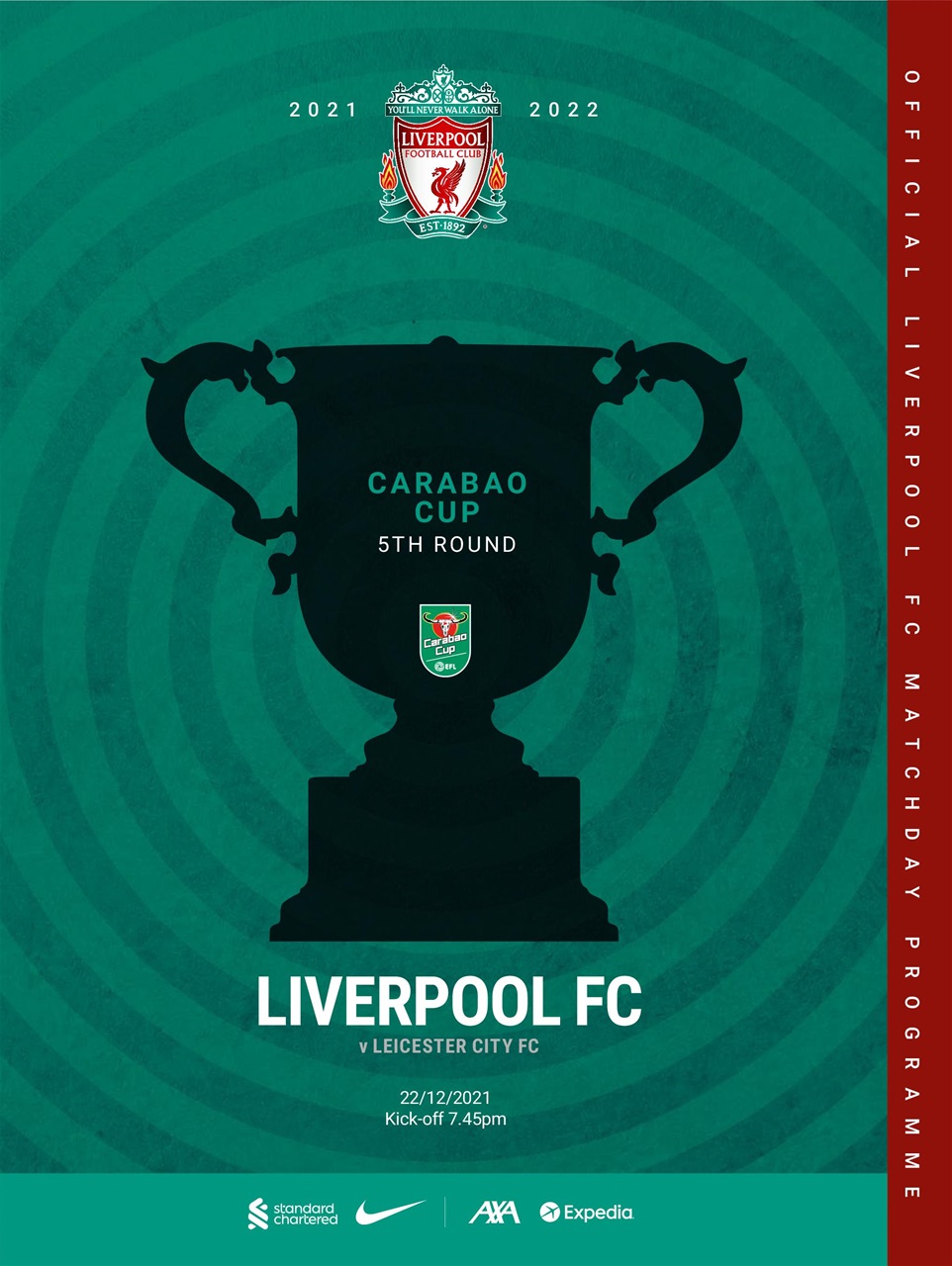 Liverpool FC Programmes Preview Pages