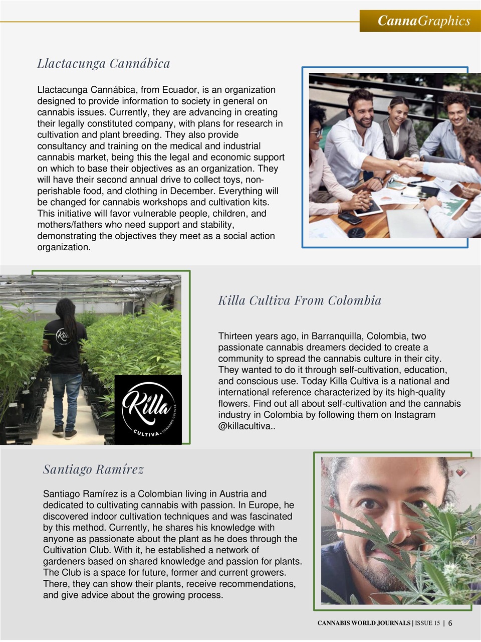 Cannabis World Journals Preview Pages