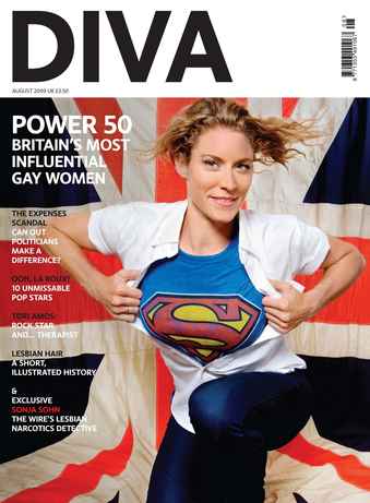 DIVA Magazine issue Aug 2009