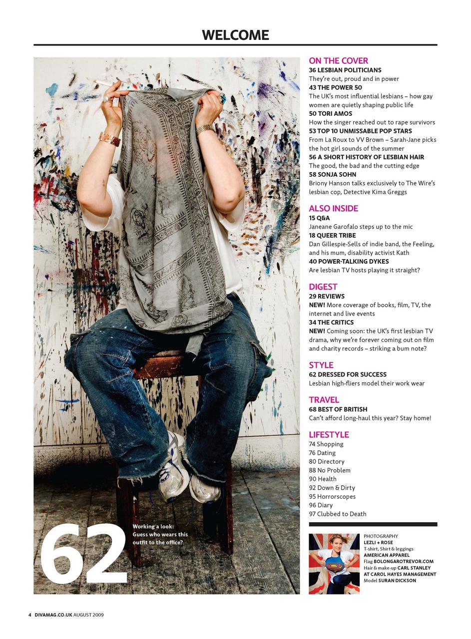 DIVA Magazine Preview Pages