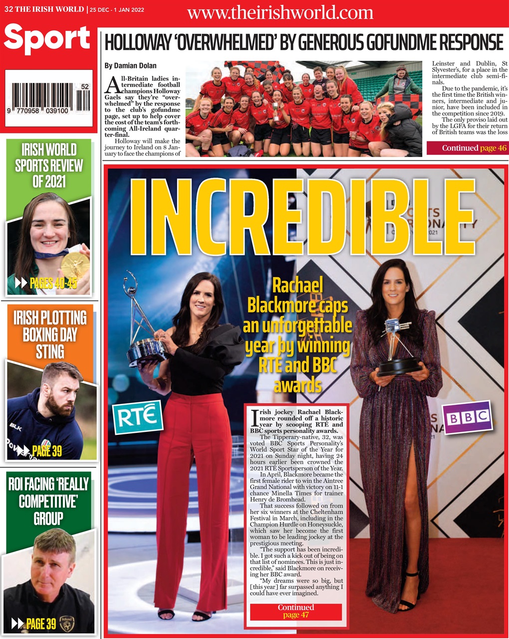 Irish World Preview Pages