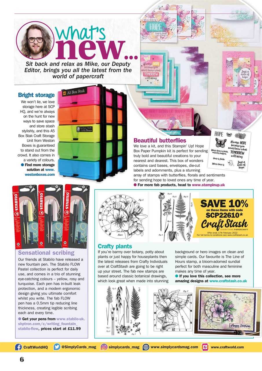 Simply Cards & Papercraft Preview Pages