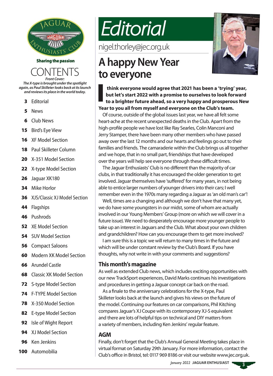 Jaguar Enthusiast Preview Pages