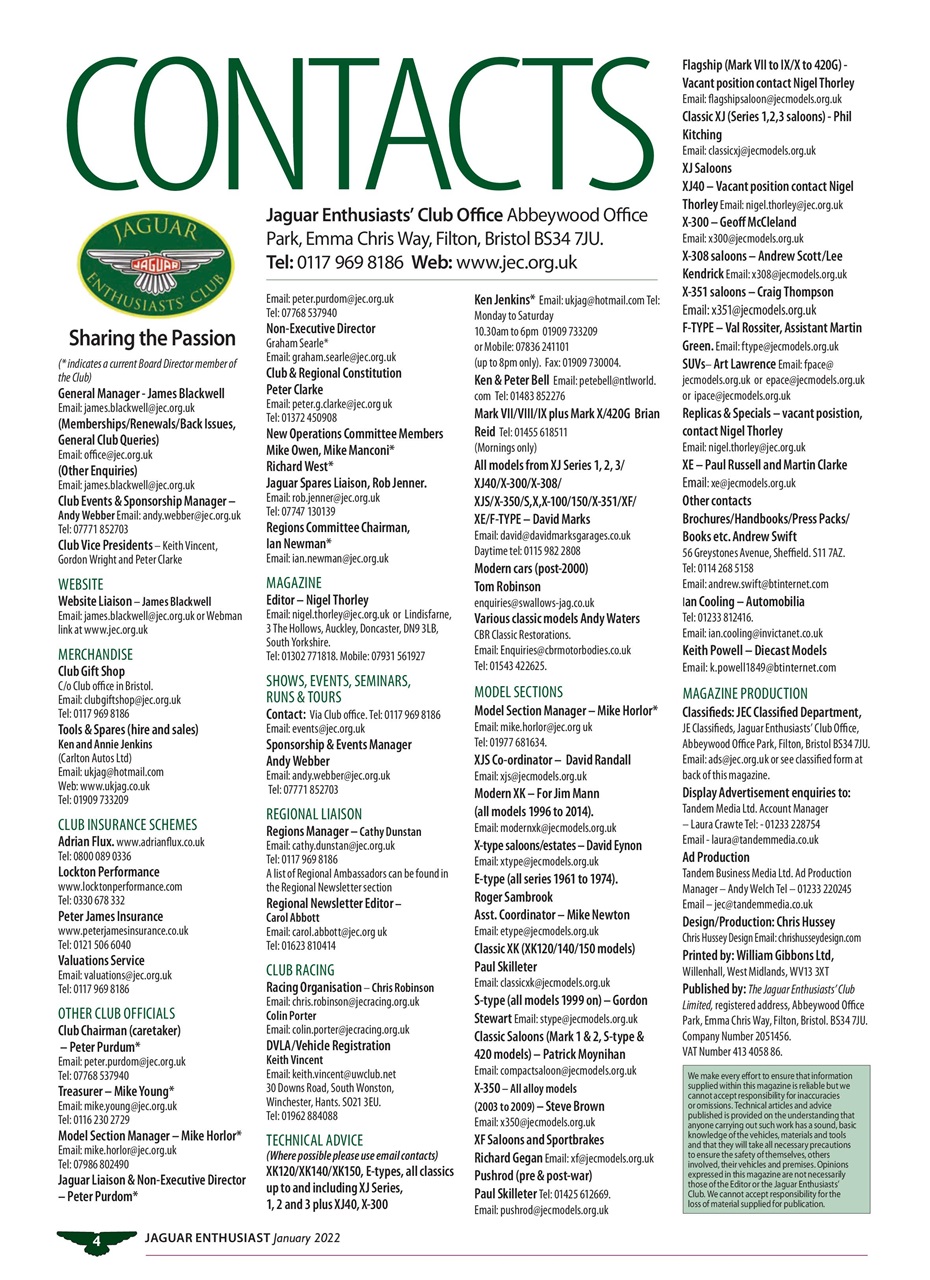 Jaguar Enthusiast Preview Pages