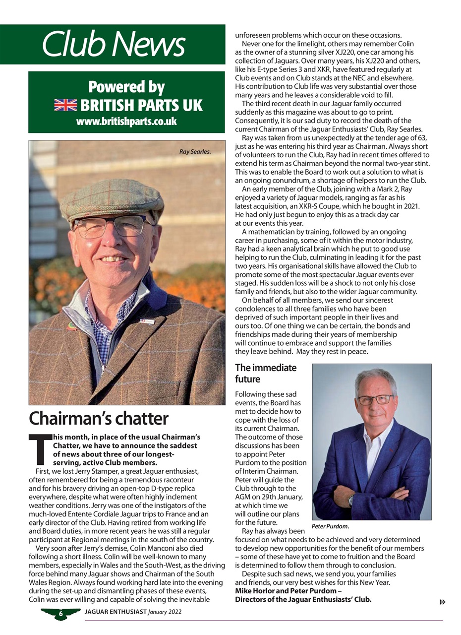 Jaguar Enthusiast Preview Pages