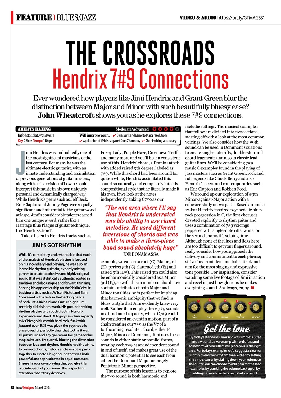 Guitar Techniques Preview Pages