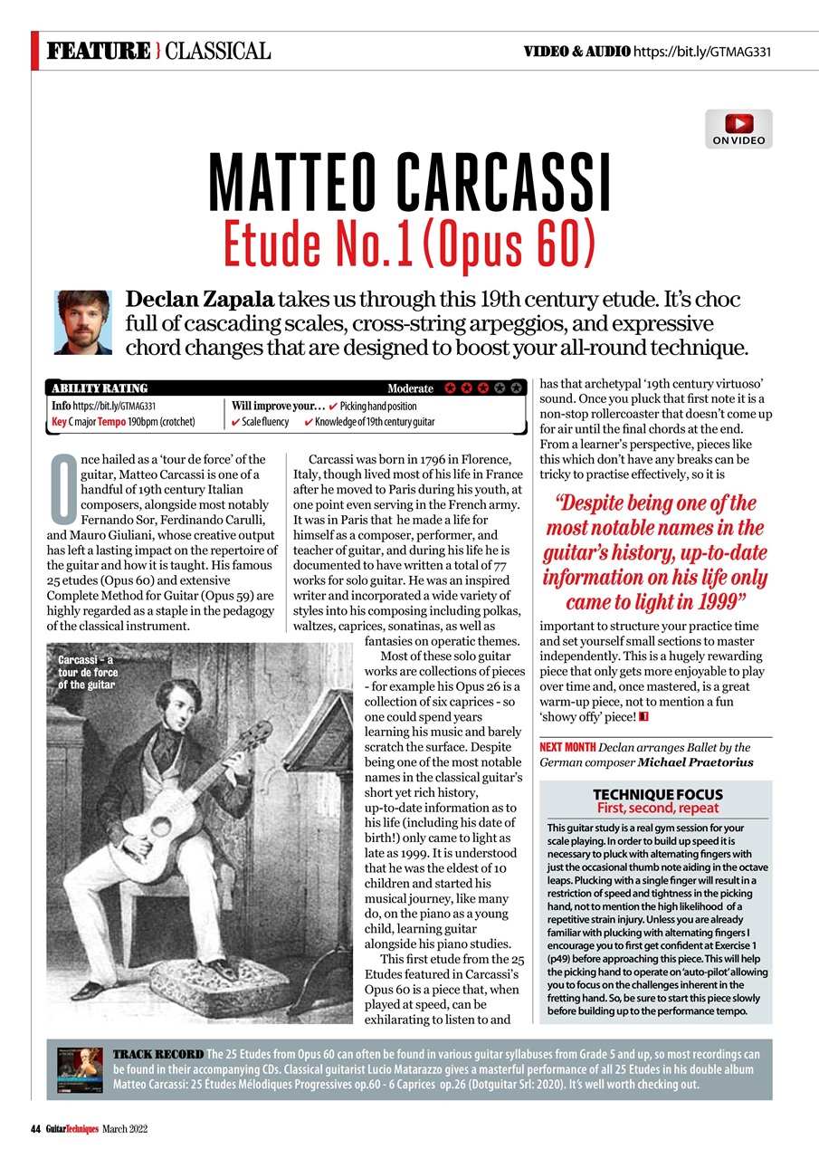 Guitar Techniques Preview Pages