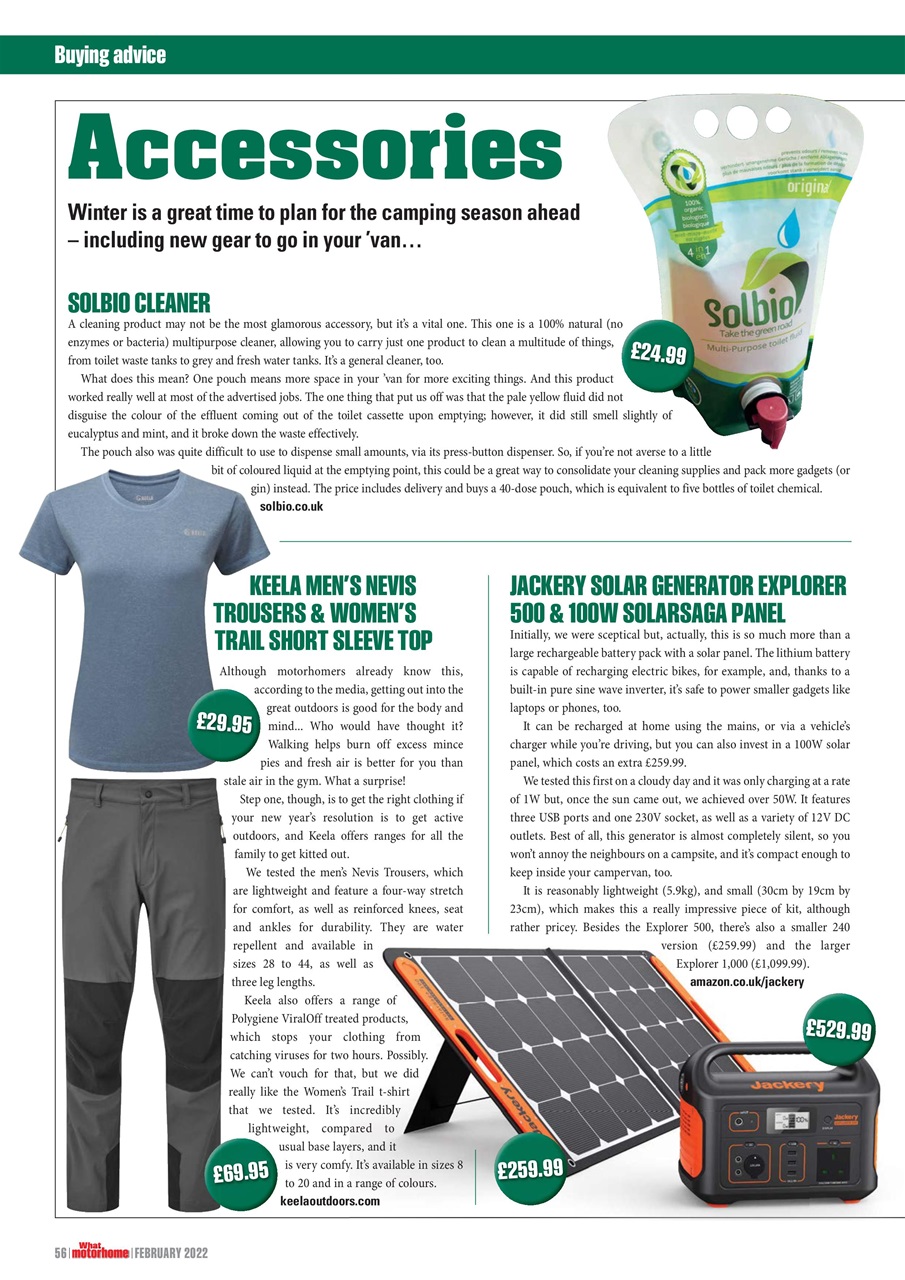 What Motorhome magazine Preview Pages