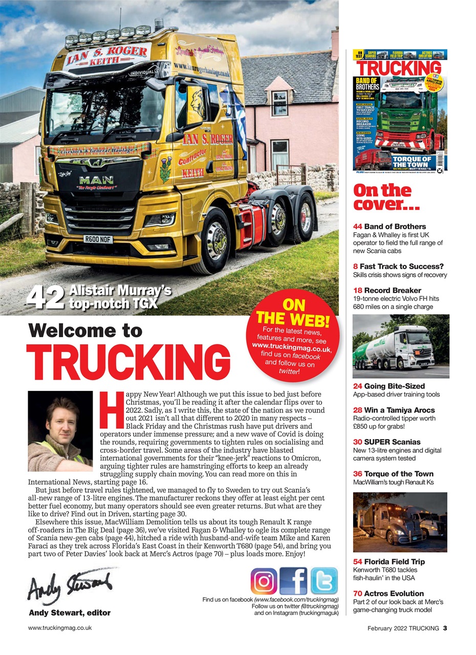 Trucking Magazine Preview Pages