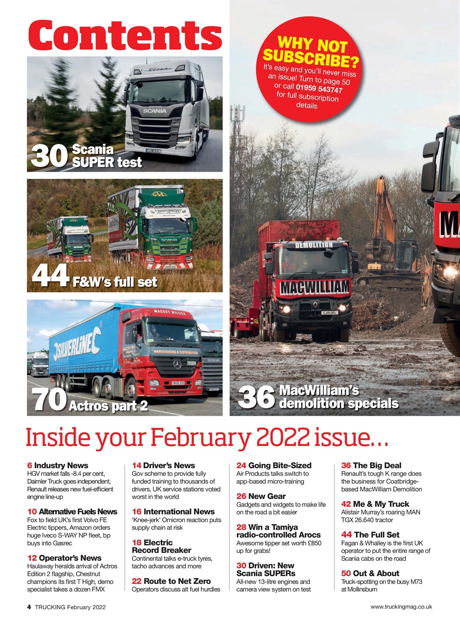 Trucking Magazine Preview Pages