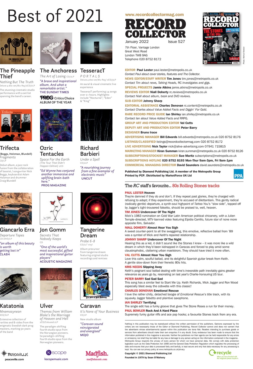 Record Collector Preview Pages
