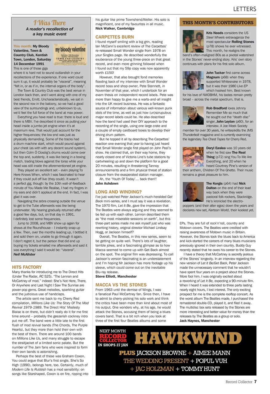 Record Collector Preview Pages