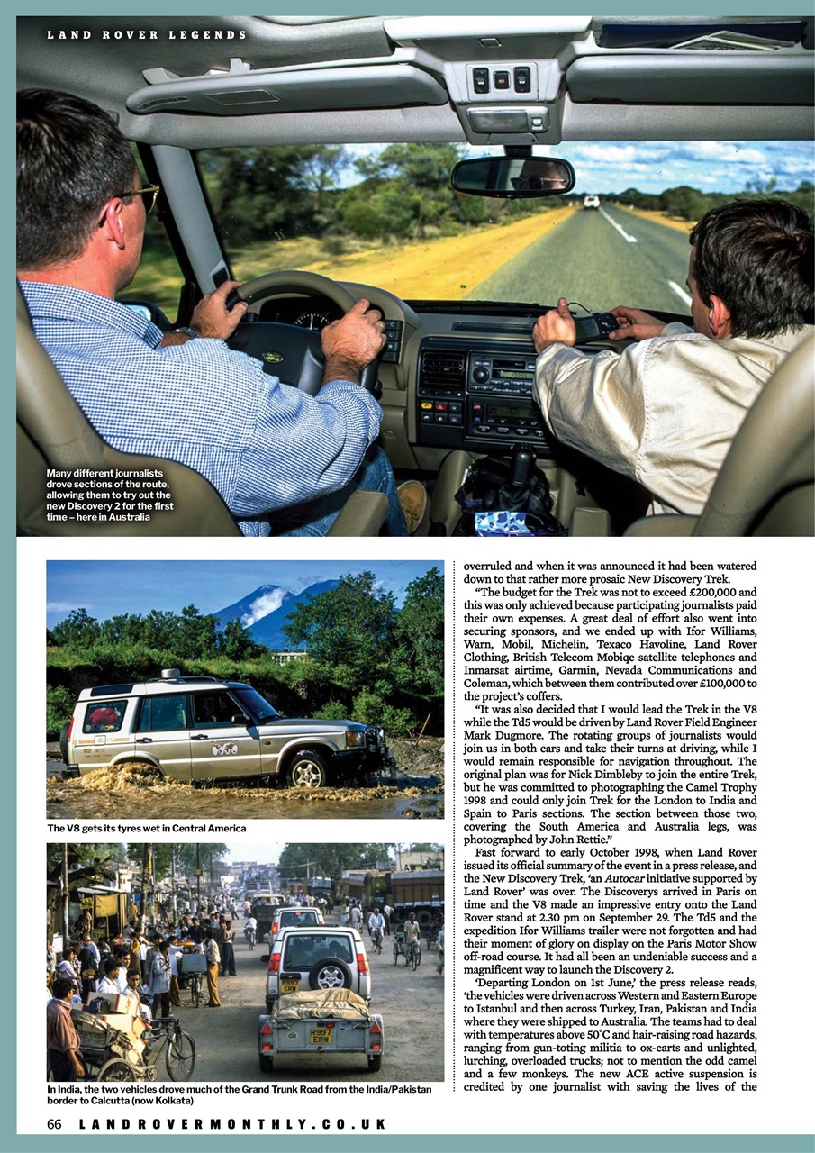 Land Rover Monthly Preview Pages