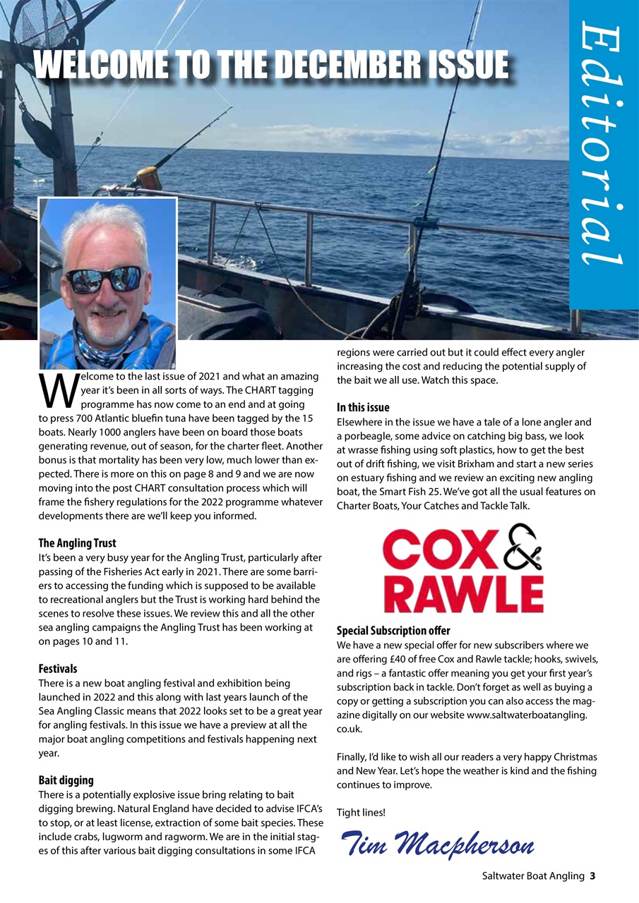 Saltwater Boat Angling Preview Pages