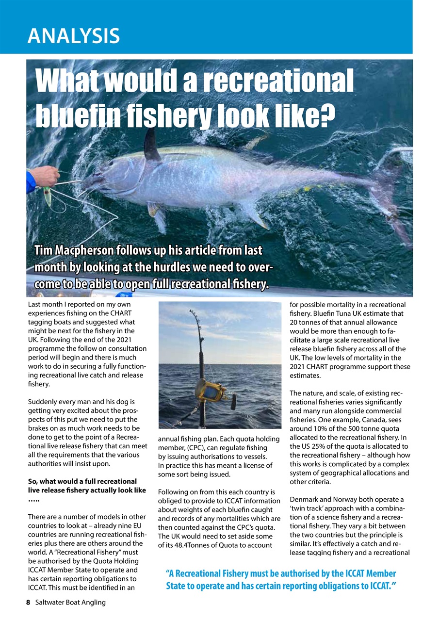 Saltwater Boat Angling Preview Pages