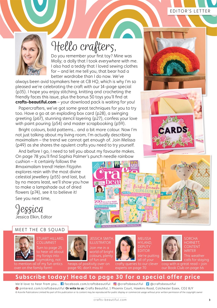 Crafts Beautiful Preview Pages