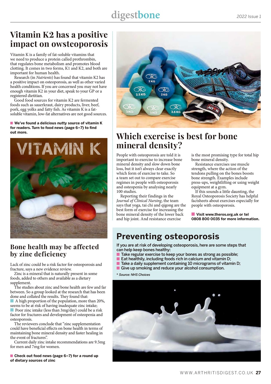 Arthritis Digest Preview Pages