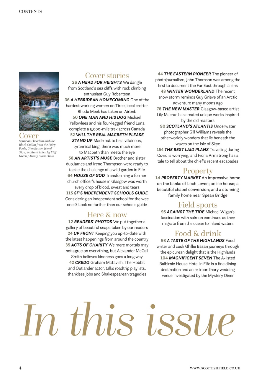 Scottish Field Preview Pages