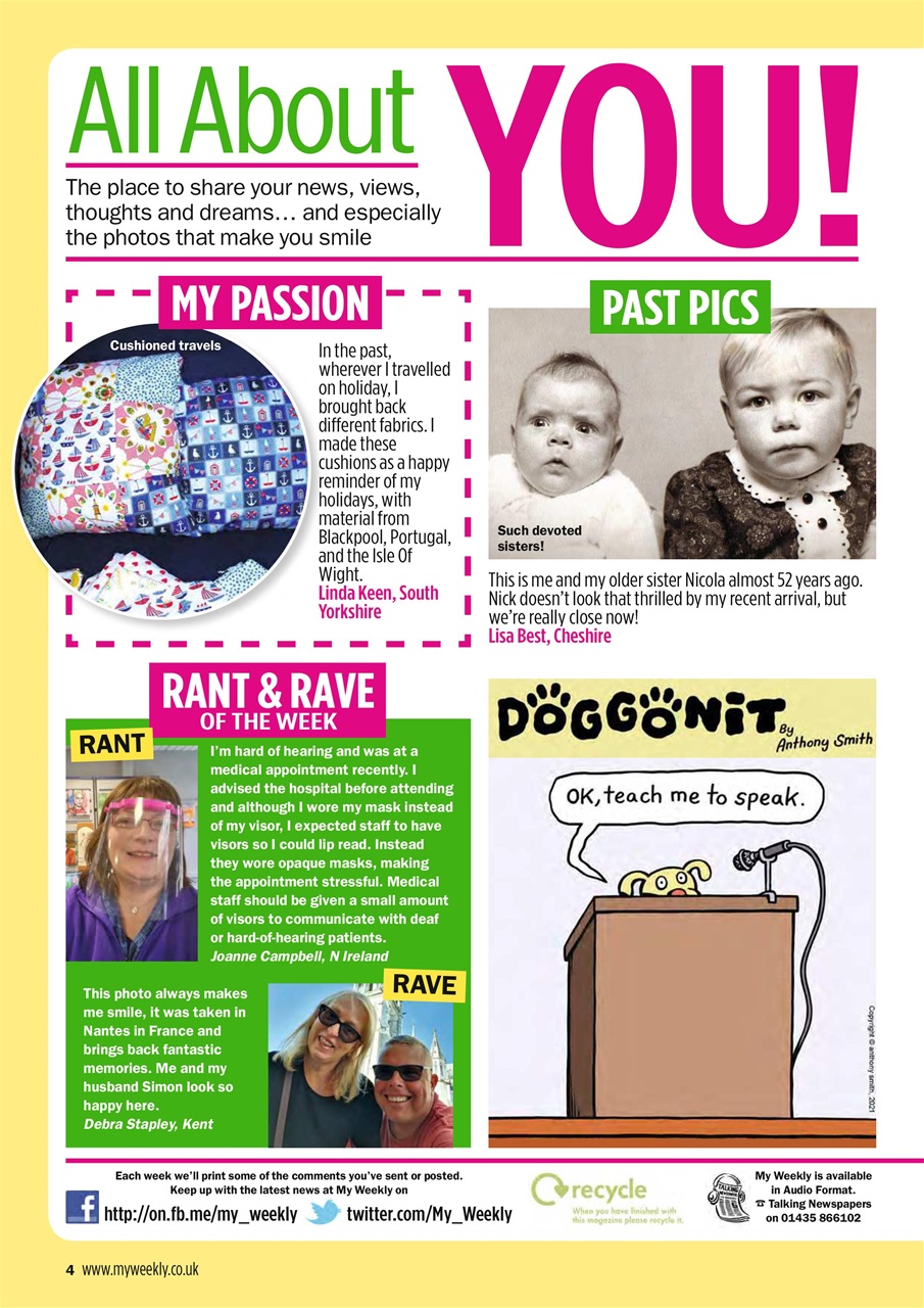 My Weekly Preview Pages