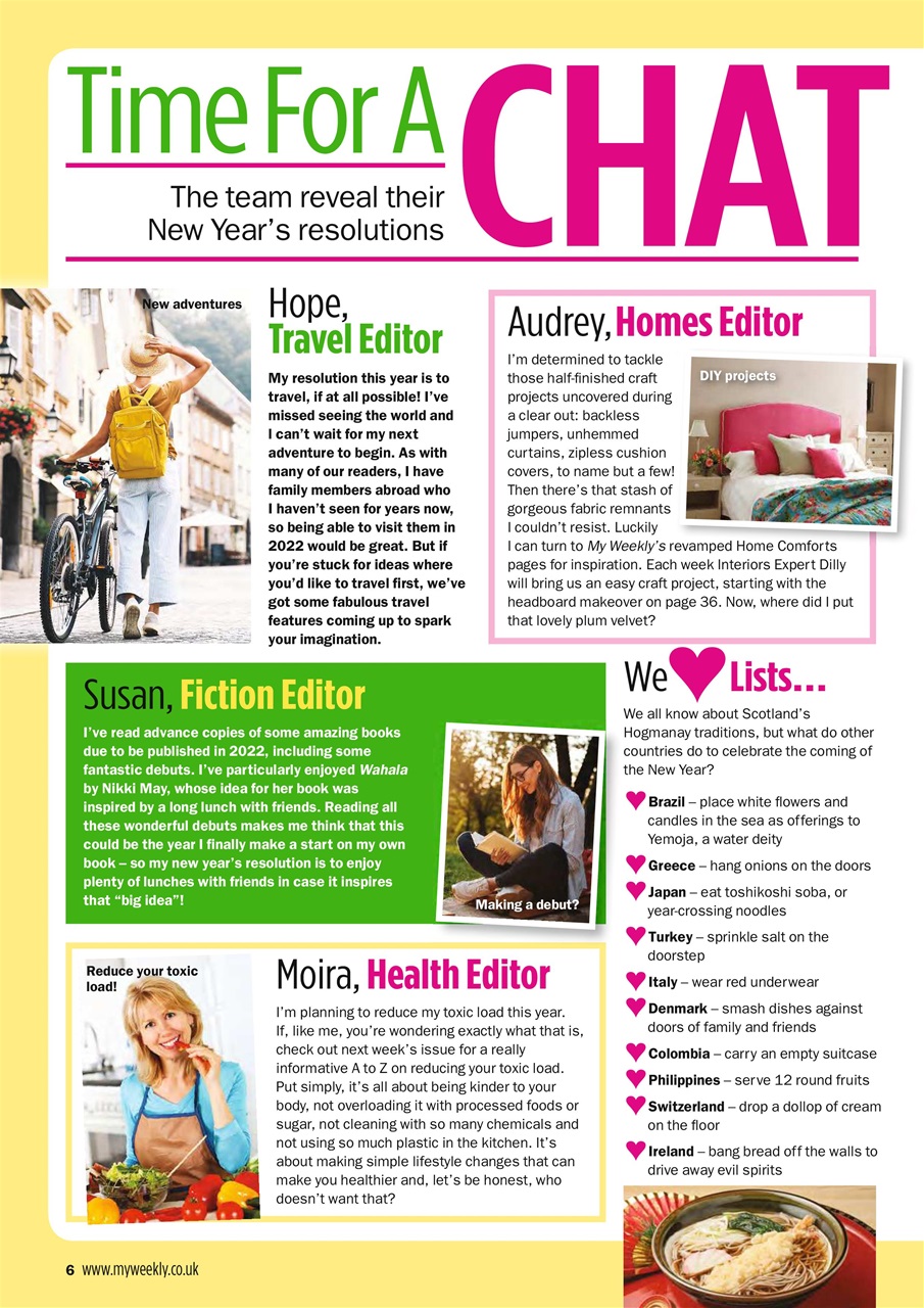 My Weekly Preview Pages