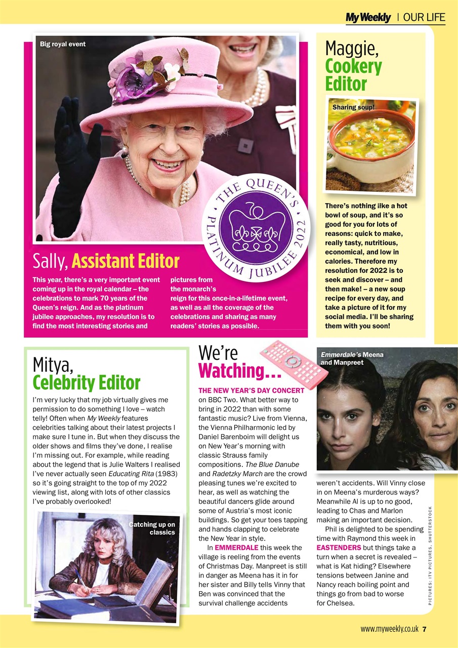 My Weekly Preview Pages