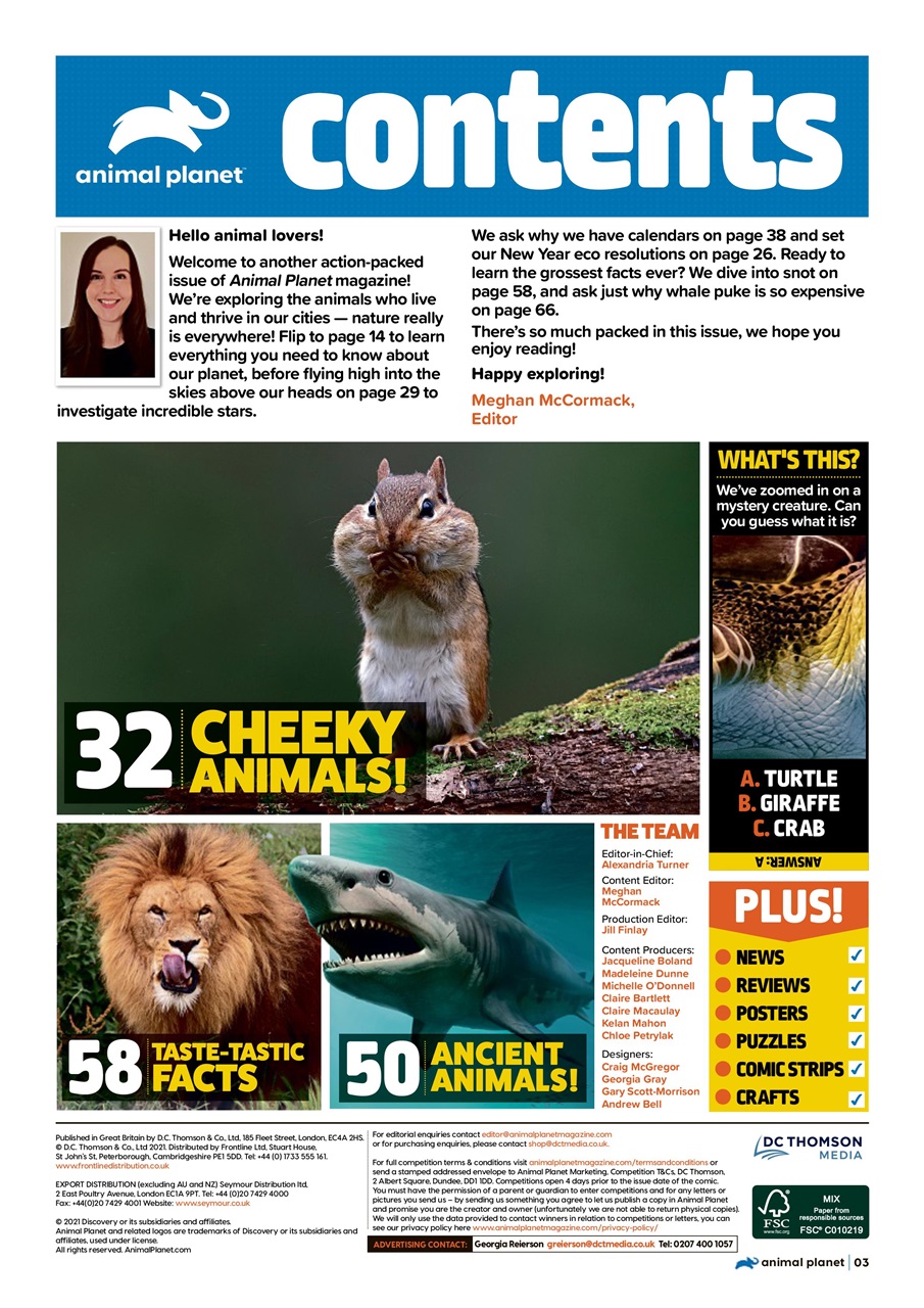 Animal Planet Kids Preview Pages