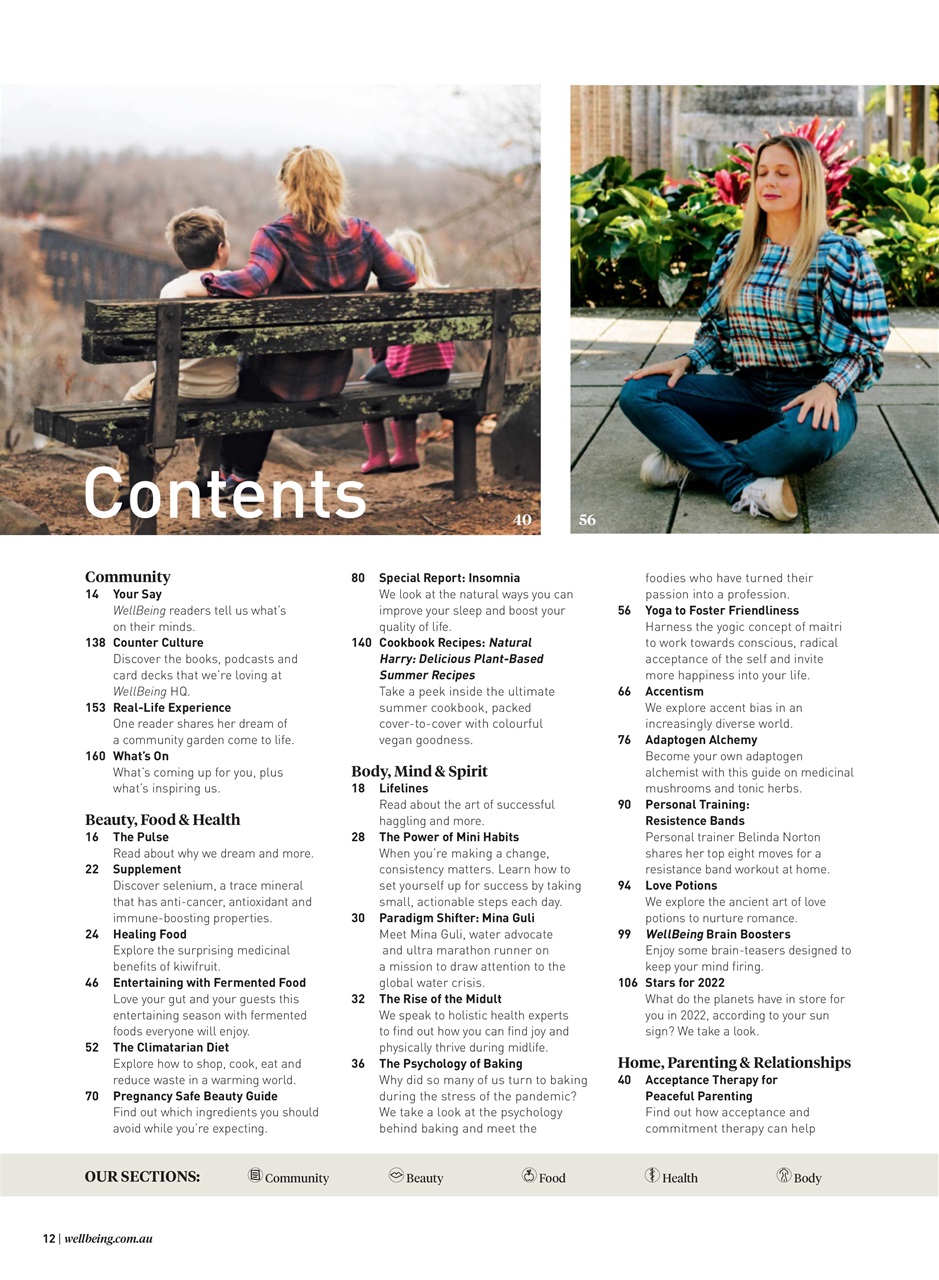 WellBeing Preview Pages