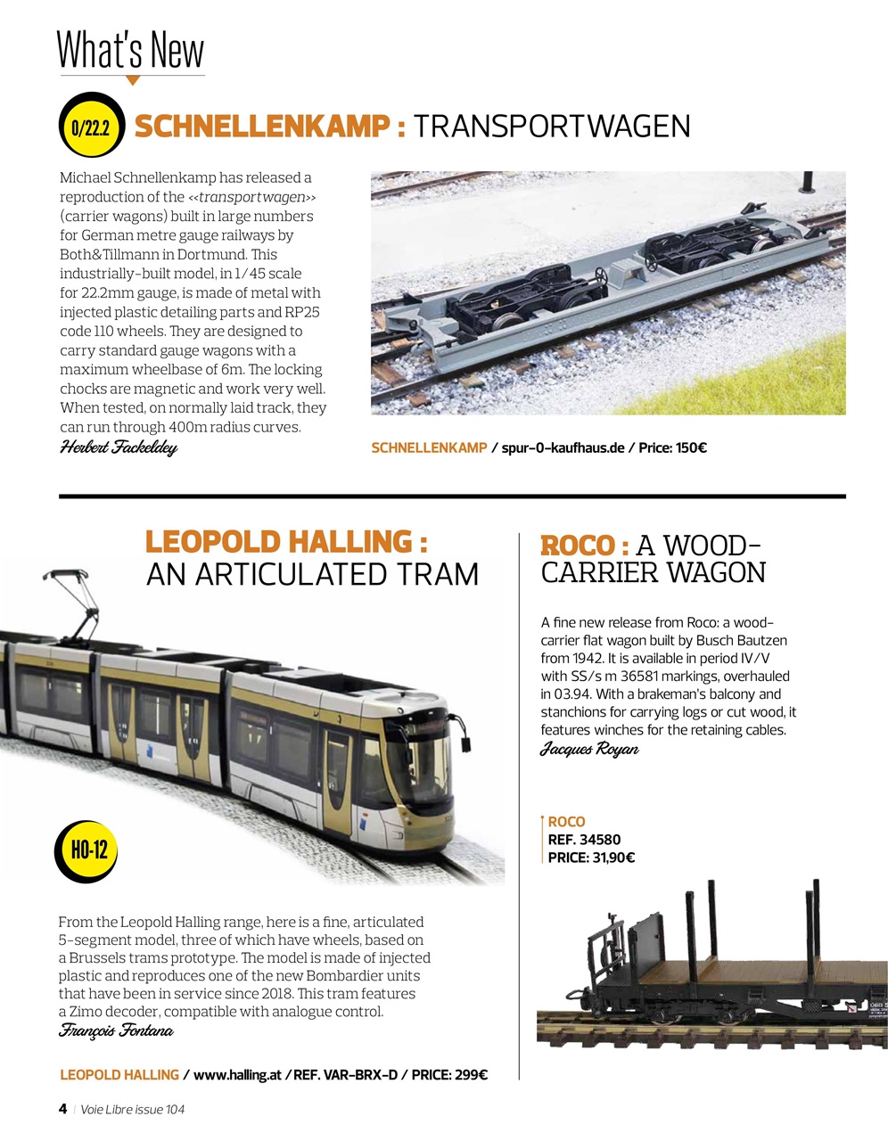Voie Libre International Preview Pages
