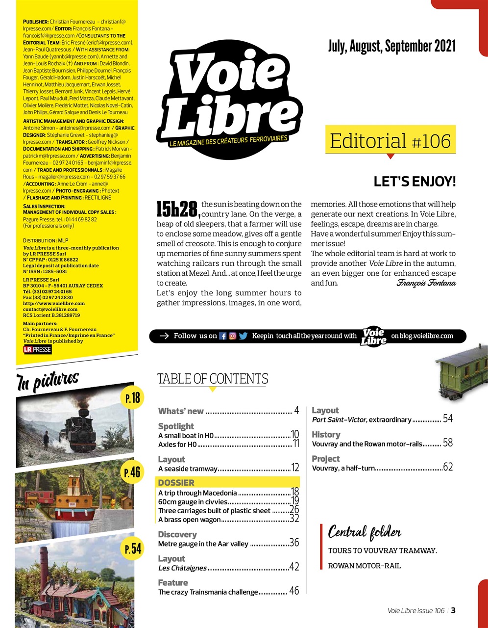 Voie Libre International Preview Pages