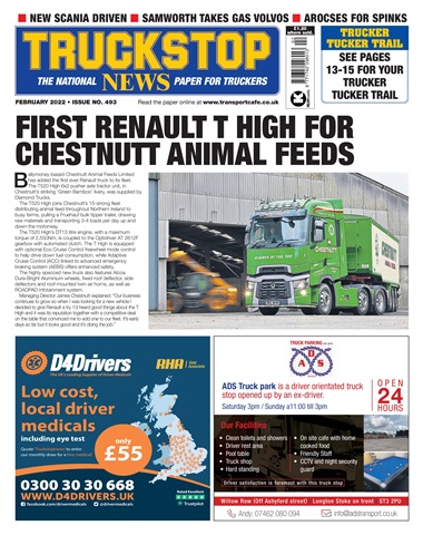 Truckstop News issue #493 February 2022