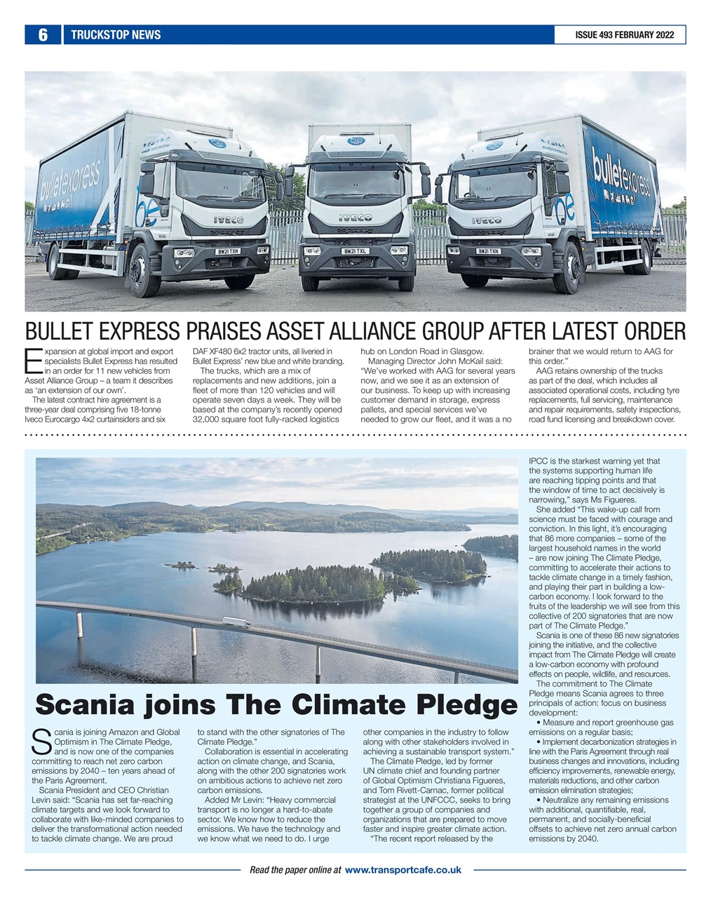 Truckstop News Preview Pages