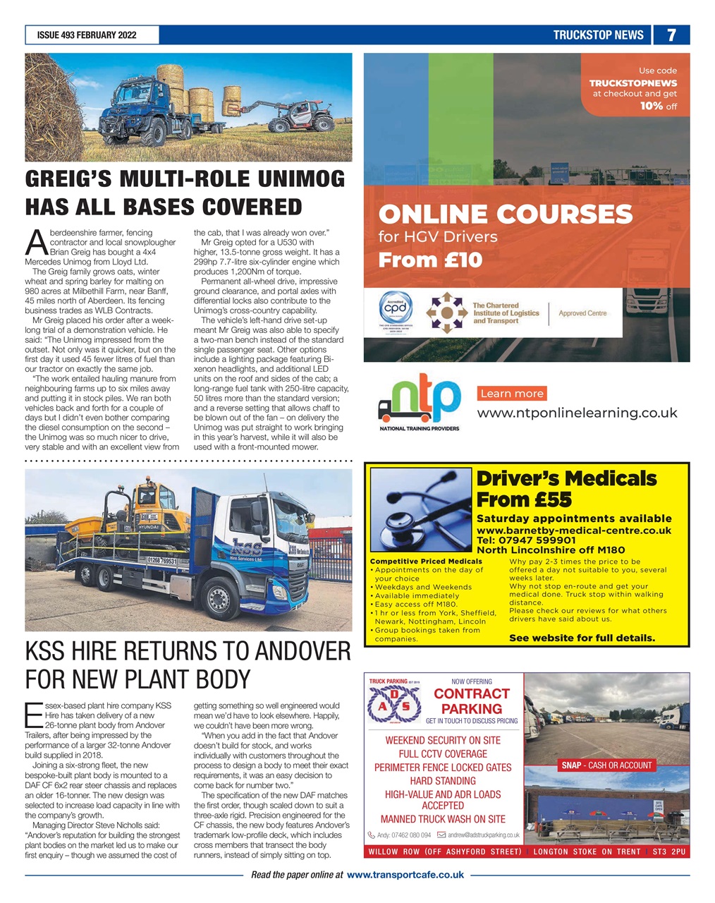 Truckstop News Preview Pages