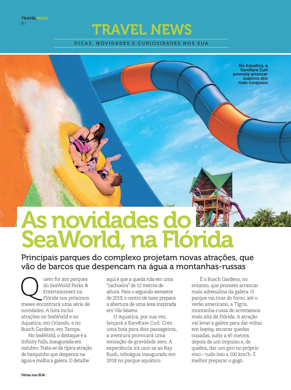 Férias no Brasil e Férias EUA Preview Pages