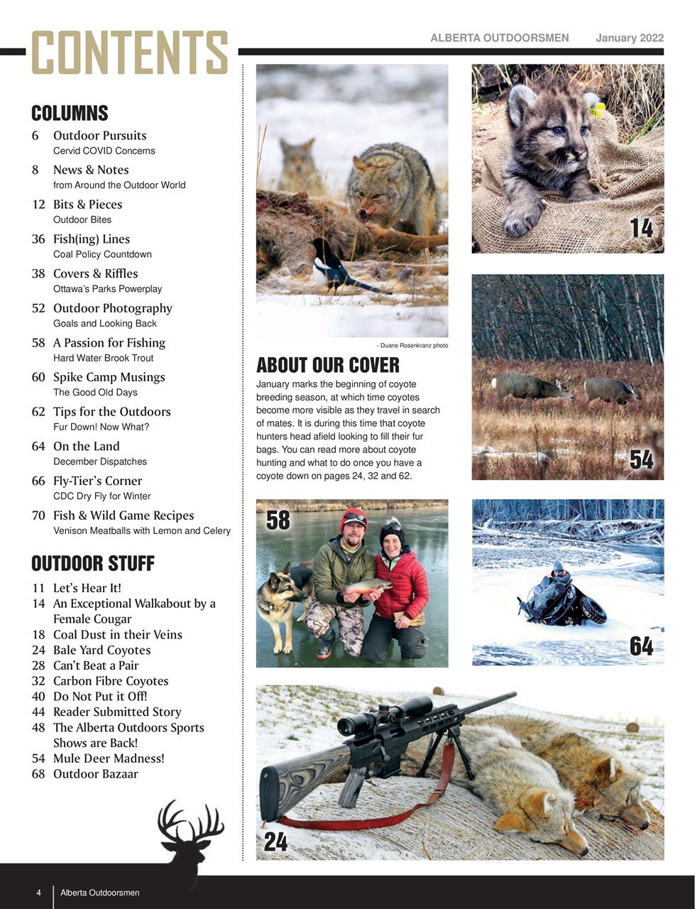 Alberta Outdoors Preview Pages