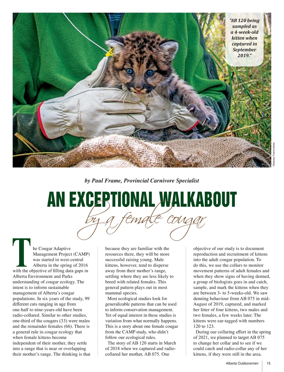 Alberta Outdoors Preview Pages