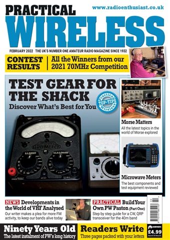 Practical Wireless issue February 2022