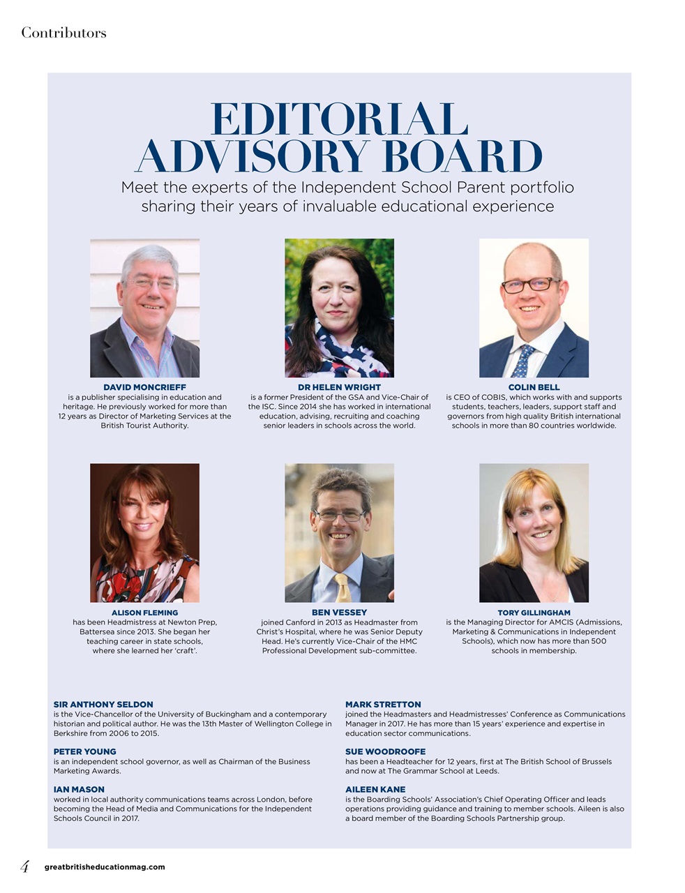 Independent School Parent Preview Pages