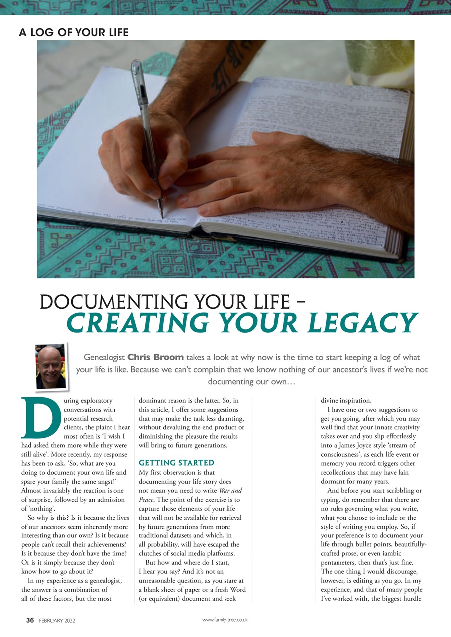 Family Tree Preview Pages