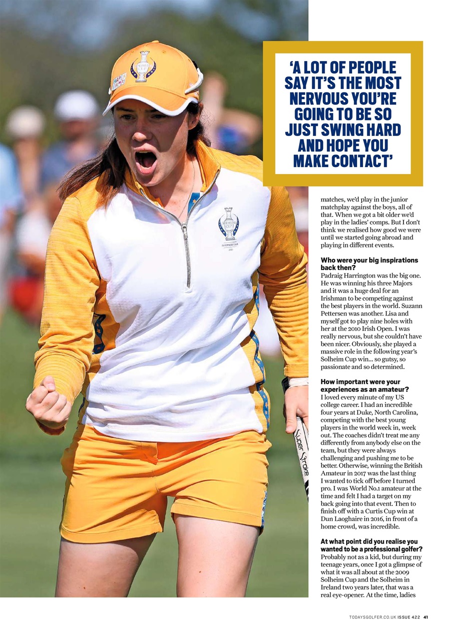 Today's Golfer Preview Pages