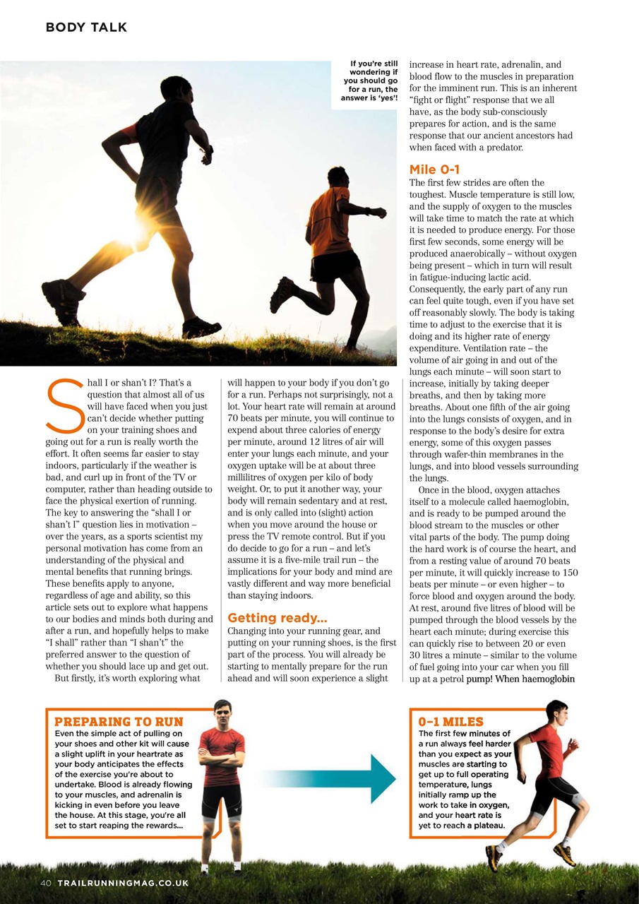 Trail Running Preview Pages