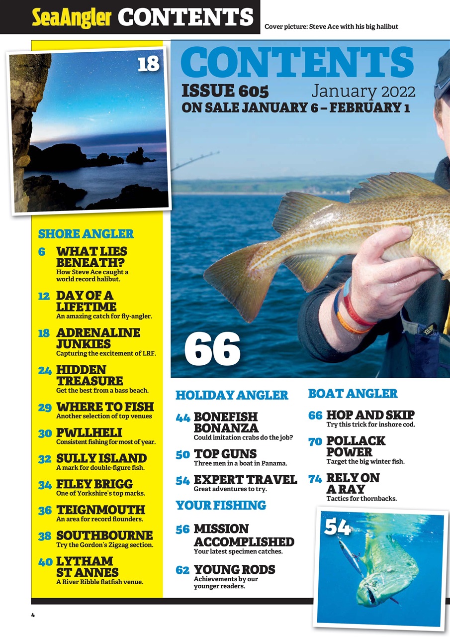 Sea Angler Preview Pages