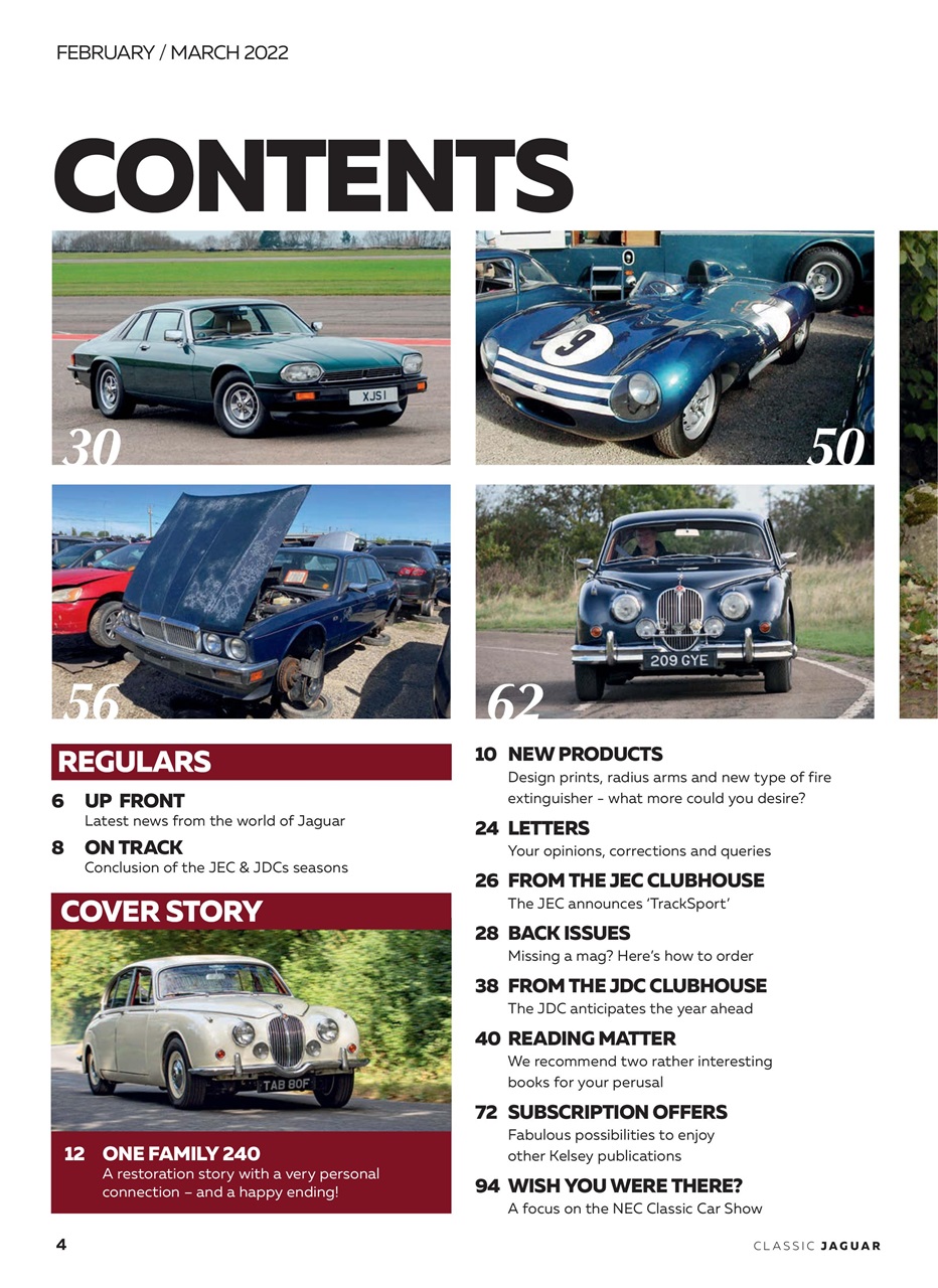 Classic Jaguar Preview Pages