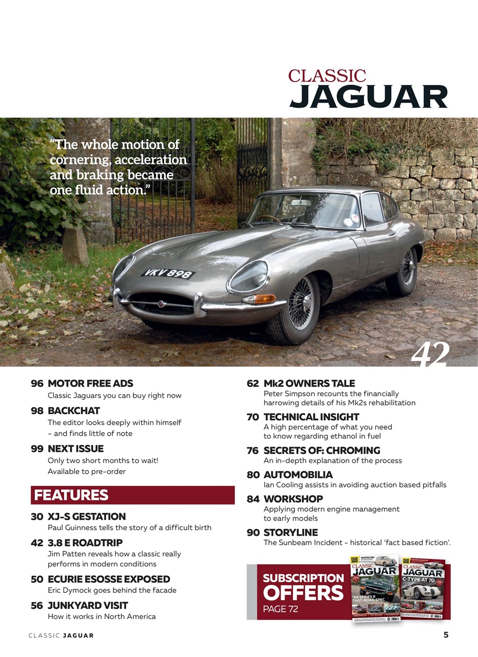 Classic Jaguar Preview Pages