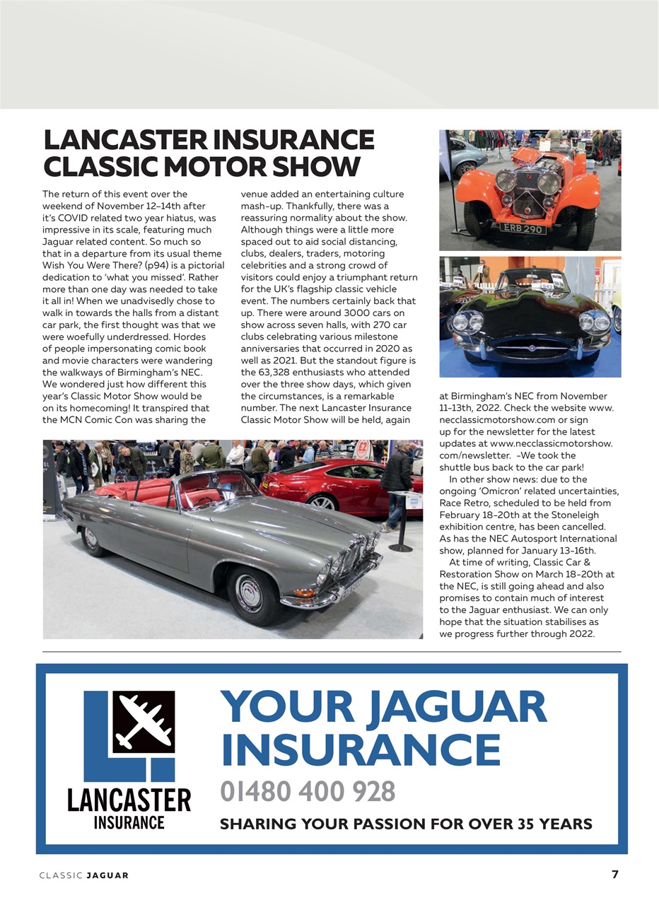 Classic Jaguar Preview Pages