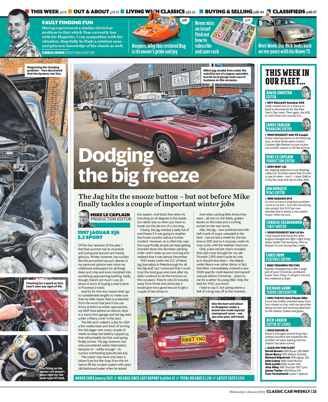 Classic Car Weekly Preview Pages